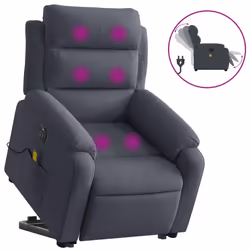 VidaXL 3205126, Velours, Gris, mousse, 110 kg, 750 mm, 925 mm