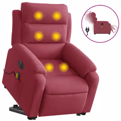 VidaXL 3205130, Velours, Rouge, mousse, 110 kg, 750 mm, 925 mm
