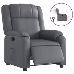 VidaXL 3205139, Simili-cuir, Gris, mousse, 110 kg, 770 mm, 950 mm