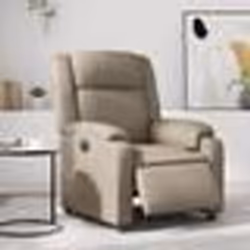 vidaXL Fauteuil inclinable électrique Cappuccino Similicuir
