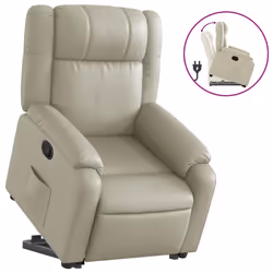 VidaXL 3205165, Simili-cuir, Crème, mousse, 110 kg, 770 mm, 950 mm