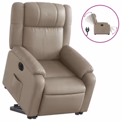 VidaXL 3205170, Simili-cuir, Cappucino, mousse, 110 kg, 770 mm, 950 mm