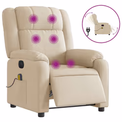 VidaXL 3205199, Tissu, Crème, mousse, 110 kg, 770 mm, 950 mm