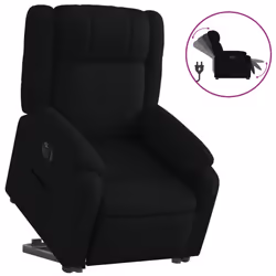 VidaXL 3205228, Tissu, Noir, mousse, 110 kg, 770 mm, 950 mm
