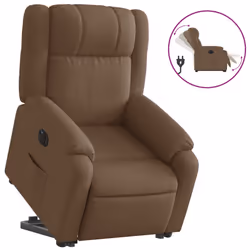 VidaXL 3205230, Tissu, Marron, mousse, 110 kg, 770 mm, 950 mm