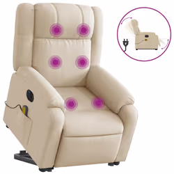 VidaXL 3205247, Tissu, Crème, mousse, 110 kg, 770 mm, 950 mm