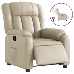 VidaXL 3205251, Simili-cuir, Crème, mousse, 110 kg, 780 mm, 920 mm