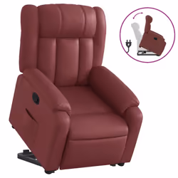 VidaXL 3205268, Simili-cuir, Rouge, mousse, 110 kg, 780 mm, 920 mm