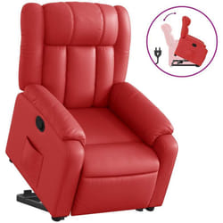 Vidaxl - Fauteuil inclinable Rouge Similicuir