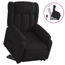 VidaXL 3205318, Tissu, Noir, mousse, 110 kg, 780 mm, 920 mm