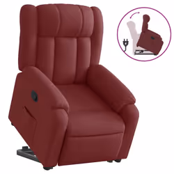 VidaXL 3205319, Tissu, Rouge, mousse, 110 kg, 780 mm, 920 mm