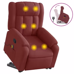 VidaXL 3205331, Tissu, Rouge, mousse, 110 kg, 780 mm, 920 mm