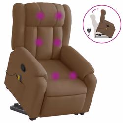 VidaXL 3205356, Tissu, Marron, mousse, 110 kg, 780 mm, 920 mm