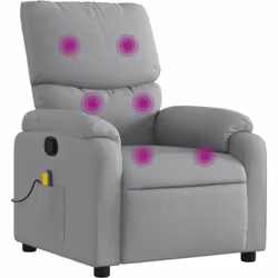 Asseyez-vous et détendez-vous dans ce fauteuil inclinable de massage très confortable ! Fonction d'inclinaison manuelle : ce ...