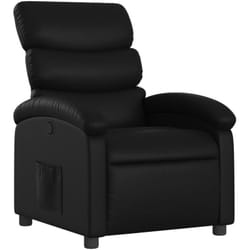 Vidaxl - Fauteuil inclinable noir similicuir