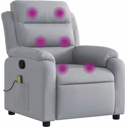 Asseyez-vous et détendez-vous dans ce fauteuil inclinable de massage très confortable ! Fonction d'inclinaison manuelle : ce  ...