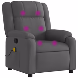 Asseyez-vous et détendez-vous dans ce fauteuil inclinable de massage très confortable ! Fonction d'inclinaison manuelle : ce  ...