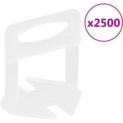 Vidaxl - Clips de nivellement de carreaux 2500 pcs 3 mm