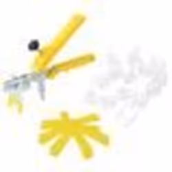Système de nivellement de carrelage - Non spécifié - 250 cales et 500 clips - 15 mm - Jaune - Réutilisable