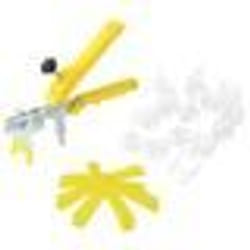 Système de nivellement de carrelage - Non spécifié - 250 cales et 500 clips - 15 mm - Jaune - Réutilisable