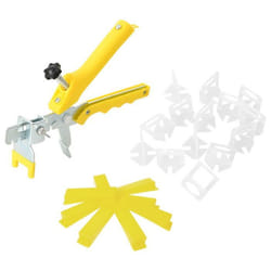 Système De Nivellement De Carrelage 500 Cales 2500 Clips 1 Mm Vidaxl