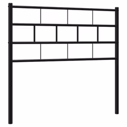 VidaXL 355685, Noir, Acier, 75 cm, 800 mm, 90 cm, 30 mm