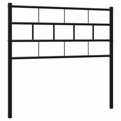 VidaXL 355686, Noir, Acier, 80 cm, 850 mm, 90 cm, 30 mm