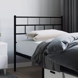VidaXL 355686 tête de lit et pied de lit Noir