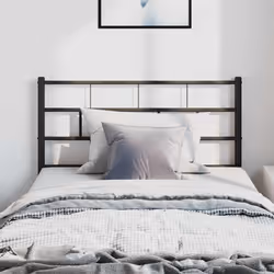 VidaXL 355688 tête de lit et pied de lit Noir