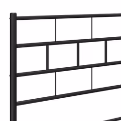VidaXL 355688 tête de lit et pied de lit Noir - Vue supplémentaire 5