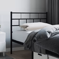 VidaXL 355689 tête de lit et pied de lit Noir
