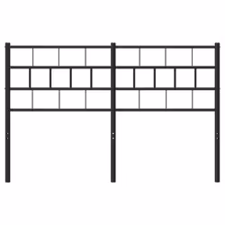 VidaXL 355690 tête de lit et pied de lit Noir