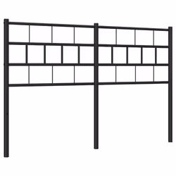 VidaXL 355691, Noir, Acier, 135 cm, 1420 mm, 90 cm, 30 mm