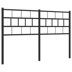 VidaXL 355691 tête de lit et pied de lit Noir