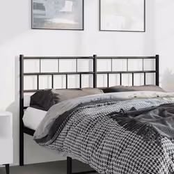 VidaXL 355691 tête de lit et pied de lit Noir