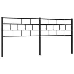 VidaXL 355695 tête de lit et pied de lit Noir
