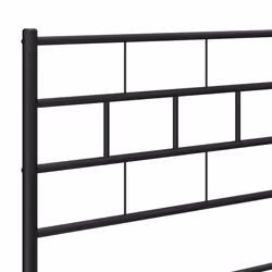 VidaXL 355696 tête de lit et pied de lit Noir - Vue supplémentaire 6
