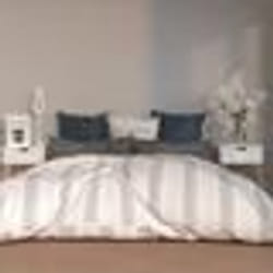 vidaXL Cadre de lit métal sans matelas et pied de lit blanc 150x200 cm - 150 x 200 cm