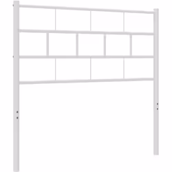 VidaXL 355735, Blanc, Acier, 80 cm, 850 mm, 90 cm, 30 mm