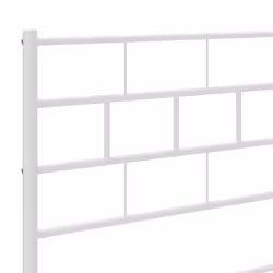 VidaXL 355746 tête de lit et pied de lit Blanc - Vue supplémentaire 5