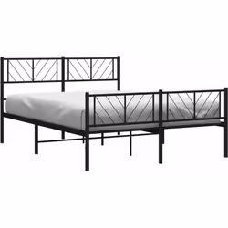 Si vous recherchez un cadre de lit robuste pour votre chambre à coucher, ce cadre de lit en métal classique au design élégant ...