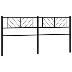VidaXL 372217 tête de lit et pied de lit Noir
