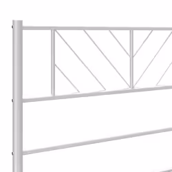 VidaXL 372254 tête de lit et pied de lit Blanc - Vue supplémentaire 4