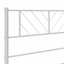 VidaXL 372259 tête de lit et pied de lit Blanc - Vue supplémentaire 5