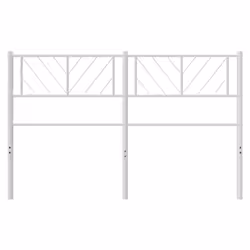 VidaXL 372260 tête de lit et pied de lit Blanc - Vue supplémentaire 3