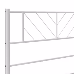 VidaXL 372260 tête de lit et pied de lit Blanc - Vue supplémentaire 5