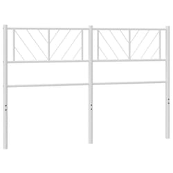 VidaXL 372263 tête de lit et pied de lit Blanc