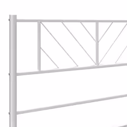VidaXL 372266 tête de lit et pied de lit Blanc - Vue supplémentaire 5