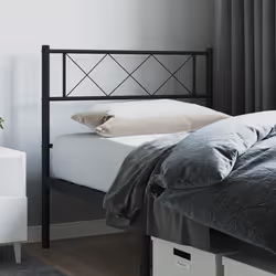 VidaXL 372303 tête de lit et pied de lit Noir