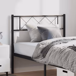 VidaXL 372309 tête de lit et pied de lit Noir